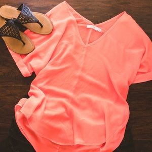 Lush Neon Pink Flow Top